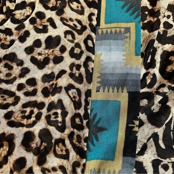 Crazy Train Cardigan Size Small Sheer Animal Print Southwestern​ - Picture 6 of 13